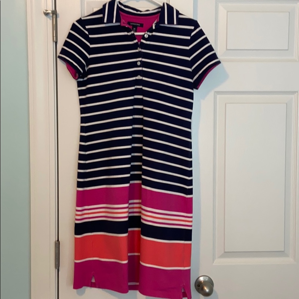 Lands End Polo Dress